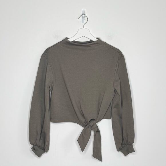 HOUSE OF HARLOW | Marcena Front Tie Sweatshirt | XXS - Picture 2 of 5